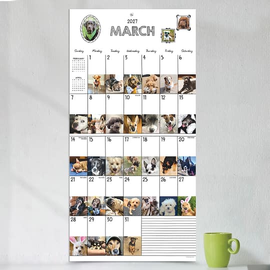 2027 Dog-A-Day Wall Calendar